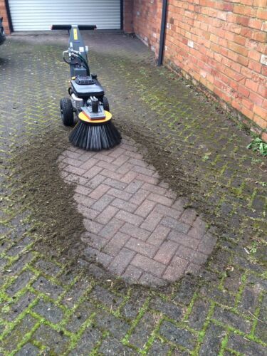 Cubb Weed Brush Sweeper Moss Brush Block Paving Cleaner Patios Tarmac Flags