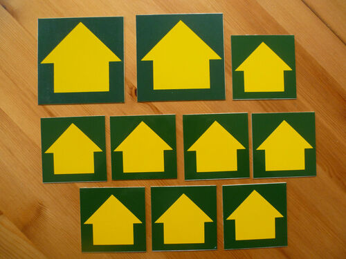 10 No FOOTPATH WAYMARKER SIGNS 2 SIZES, WALKERS, FARMS, COUNTRYSIDE RIGHT OF WAY